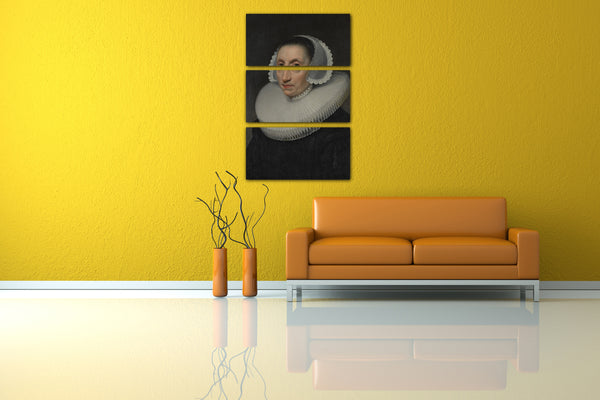 Leinwandbild Jan van Ravesteyn - Porträt einer Frau