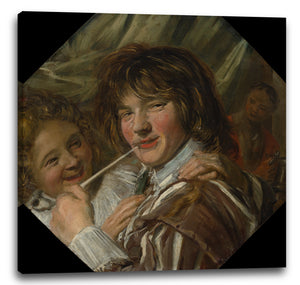 Leinwandbild Frans Hals - Der Raucher