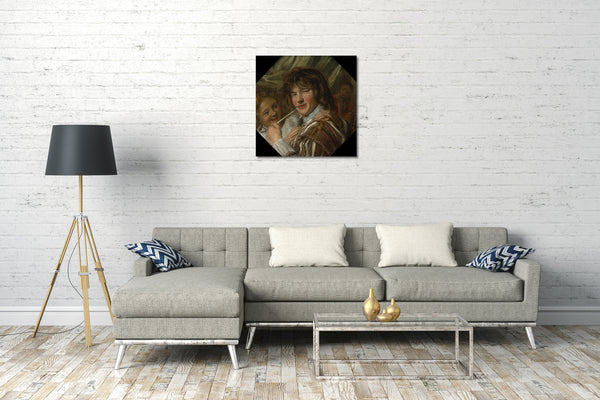 Leinwandbild Frans Hals - Der Raucher