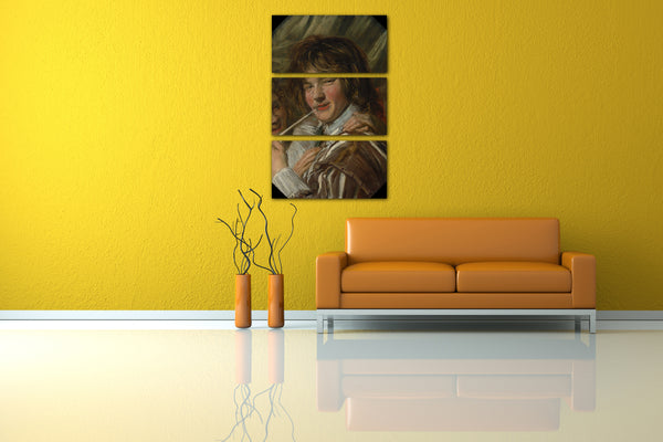Leinwandbild Frans Hals - Der Raucher
