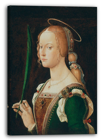 Leinwandbild Bartolomeo Montagna - St. Justina von Padua