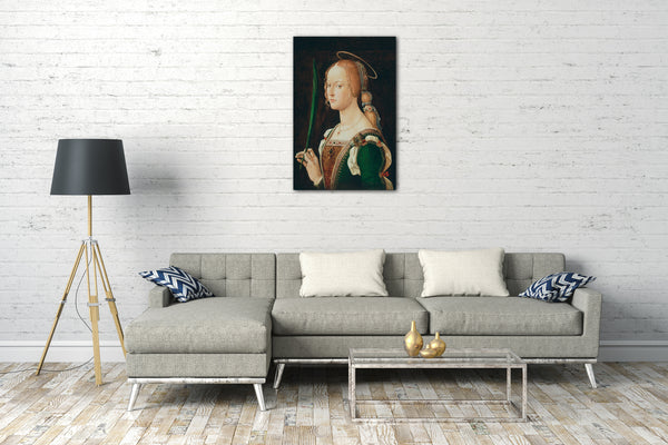 Leinwandbild Bartolomeo Montagna - St. Justina von Padua