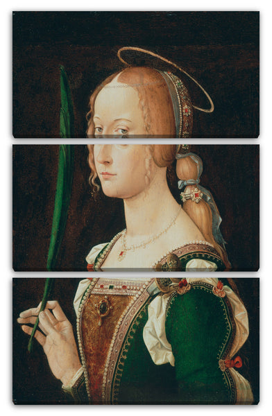 Leinwandbild Bartolomeo Montagna - St. Justina von Padua
