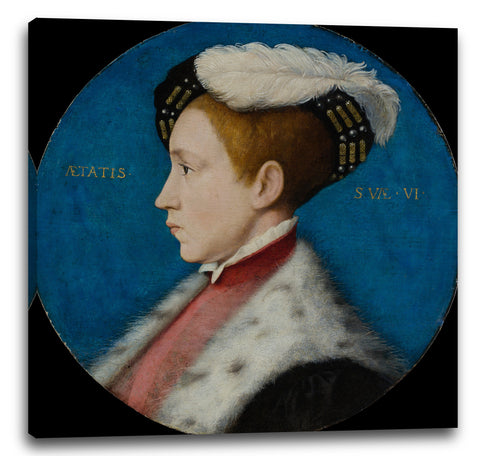 Leinwandbild Workshop von Hans Holbein dem Jüngeren - Edward VI. (1537-1553), Als Herzog von Cornwall