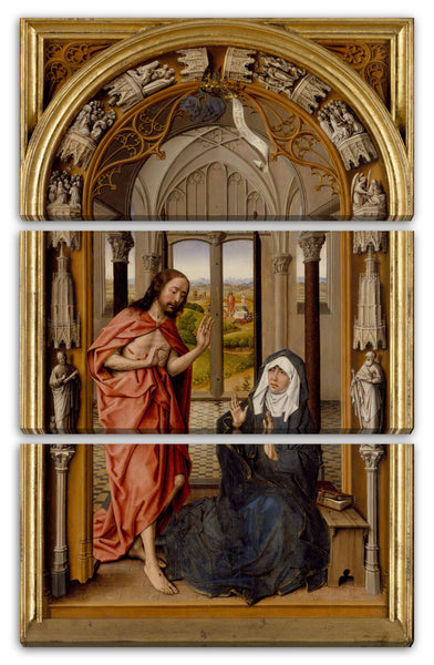 Leinwandbild Juan de Flandes - Christus erscheint Seiner Mutter