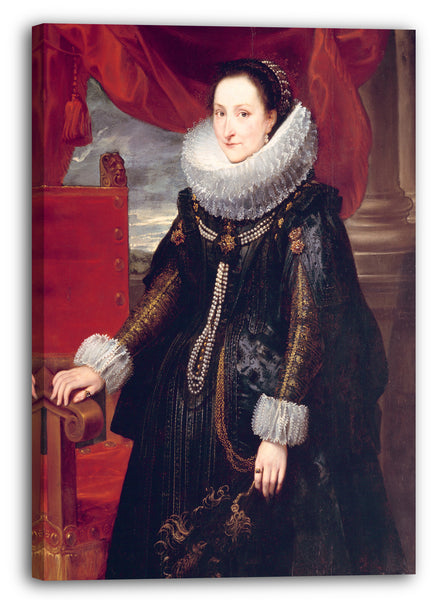 Leinwandbild Cornelis de Vos - Porträt einer Frau