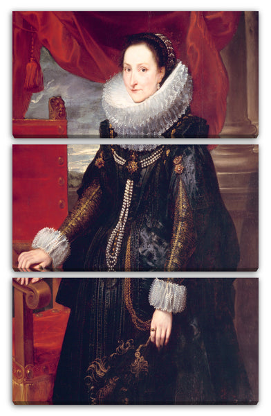 Leinwandbild Cornelis de Vos - Porträt einer Frau