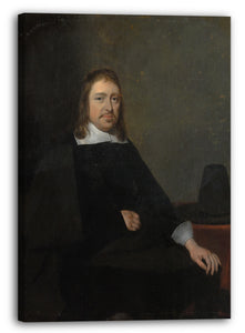 Leinwandbild Gerard ter Borch der Jüngere - Portrait eines sitzenden Mannes