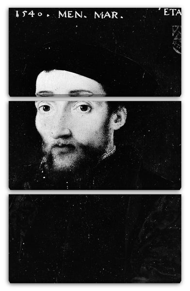 Leinwandbild Französischer Maler - Porträt eines Mitglieds der Familie de Thou