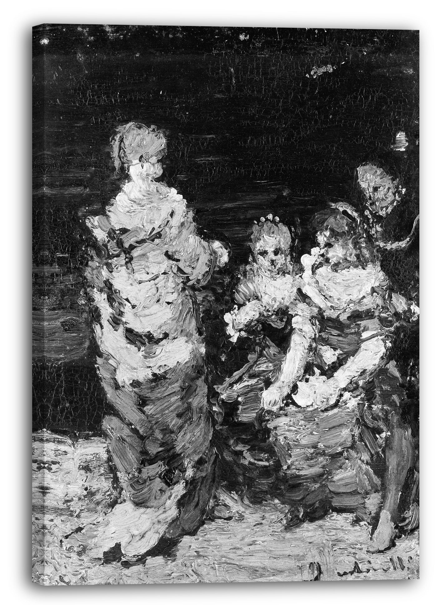 Leinwandbild Adolphe Monticelli - Vier Figuren