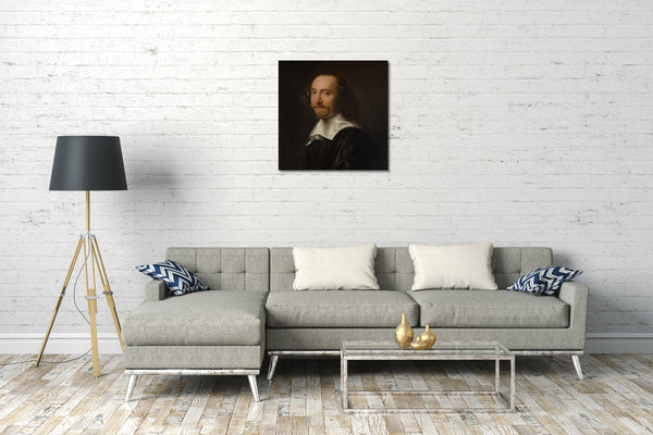 Leinwandbild Abraham de Vries - Portrait eines Mannes