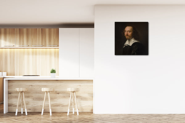 Leinwandbild Abraham de Vries - Portrait eines Mannes