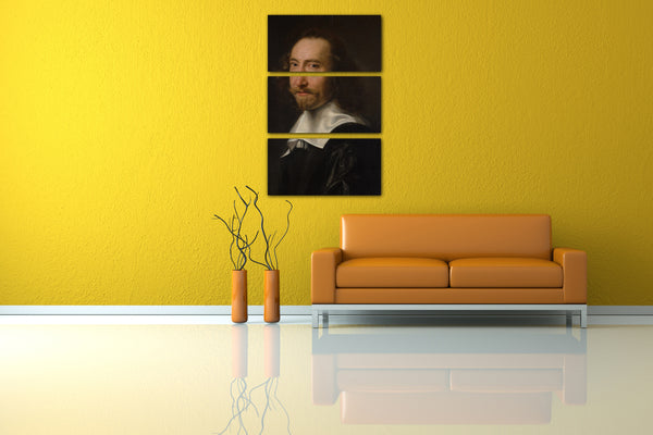 Leinwandbild Abraham de Vries - Portrait eines Mannes