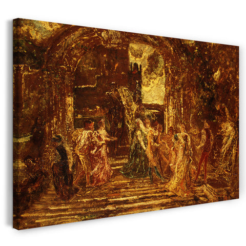Leinwandbild Adolphe Monticelli - Das Gericht der Prinzessin