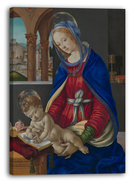 Leinwandbild Filippino Lippi - Madonna und Kind