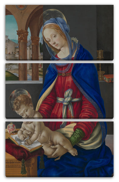 Leinwandbild Filippino Lippi - Madonna und Kind