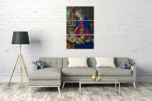 Leinwandbild Filippino Lippi - Madonna und Kind