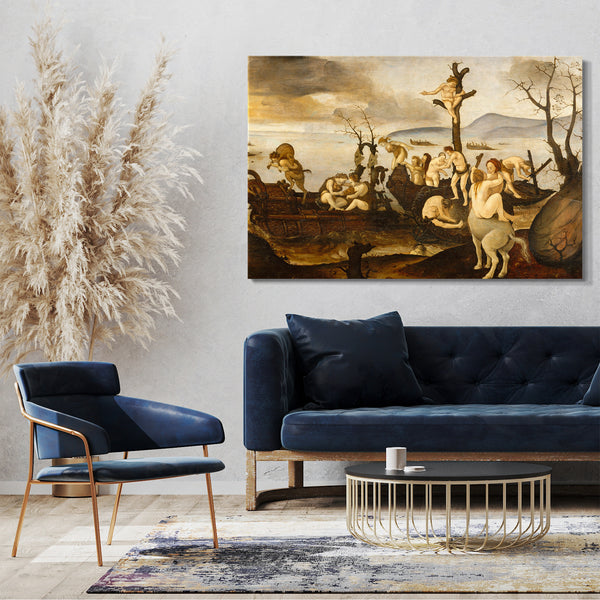 Leinwandbild Piero di Cosimo - Die Rückkehr von der Jagd
