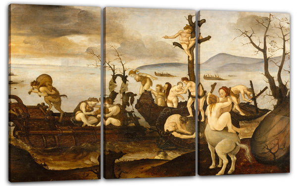 Leinwandbild Piero di Cosimo - Die Rückkehr von der Jagd