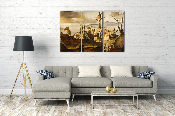 Leinwandbild Piero di Cosimo - Die Rückkehr von der Jagd