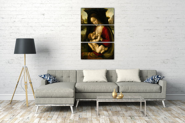 Leinwandbild Bernardino dei Conti - Madonna und Kind