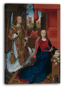Leinwandbild Hans Memling - Die Ankündigung