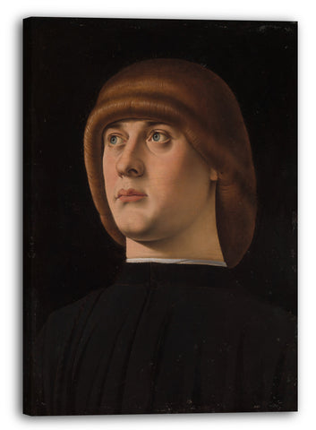 Leinwandbild Jacometto - Portrait eines jungen Mannes