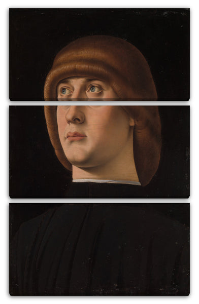 Leinwandbild Jacometto - Portrait eines jungen Mannes