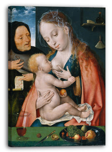 Leinwandbild Joos van Cleve - Die Heilige Familie