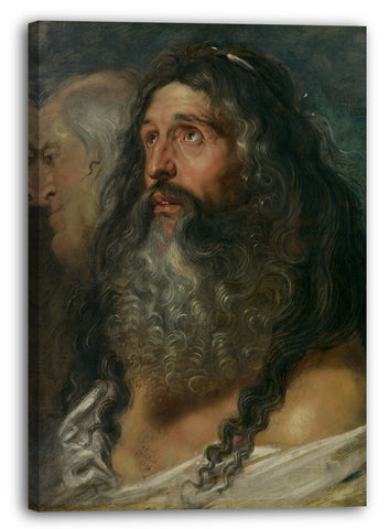 Leinwandbild Peter Paul Rubens - Studie von zwei Köpfen