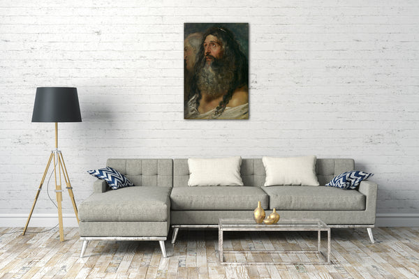 Leinwandbild Peter Paul Rubens - Studie von zwei Köpfen