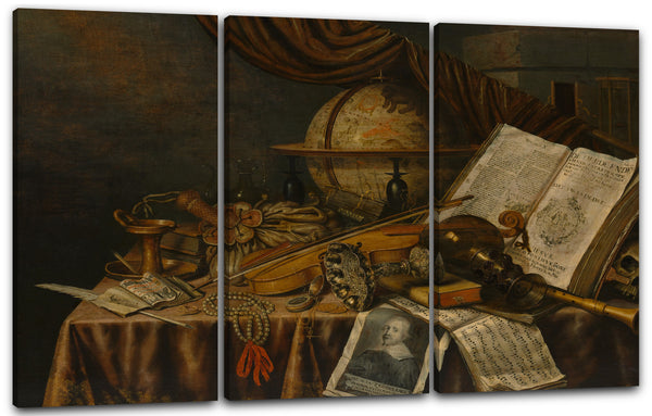 Leinwandbild Edwaert Collier - Vanitas Stillleben