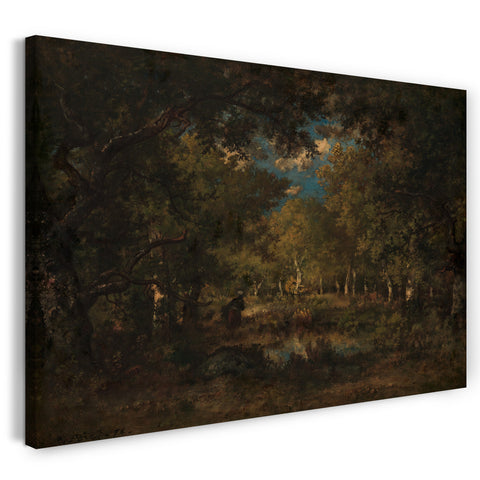 Leinwandbild Narcisse-Virgile Díaz de la Peña - Der Wald von Fontainebleau