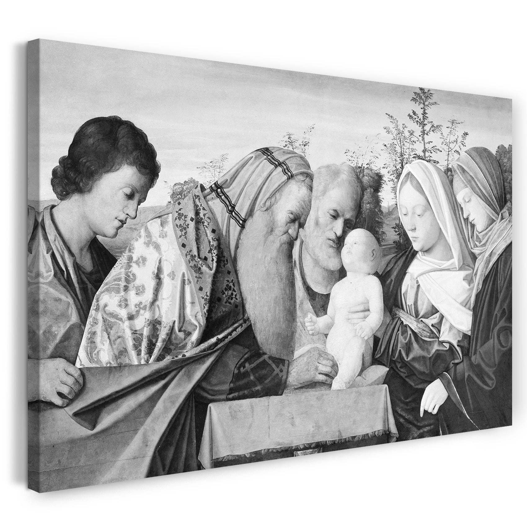 Leinwandbild Werkstatt von Giovanni Bellini - Die Beschneidung
