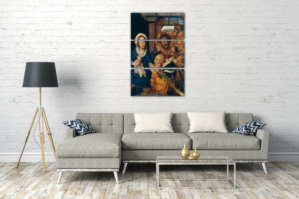 Leinwandbild Quentin Metsys - Die Anbetung der Könige