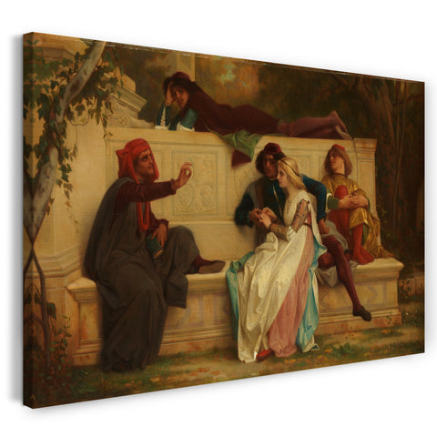 Leinwandbild Alexandre Cabanel - Florentiner Dichter