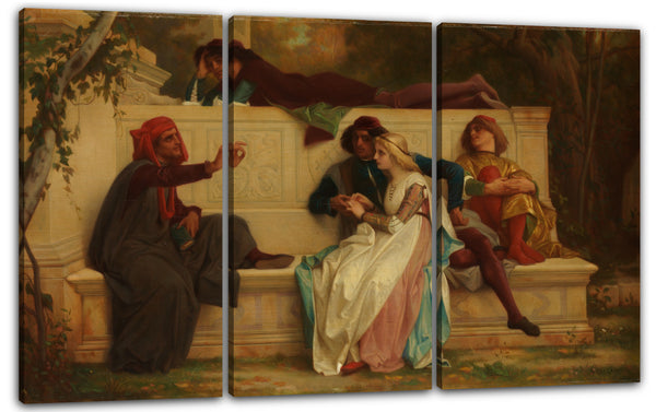 Leinwandbild Alexandre Cabanel - Florentiner Dichter