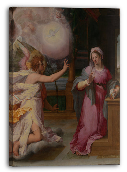 Leinwandbild Peter Candid - Die Ankündigung