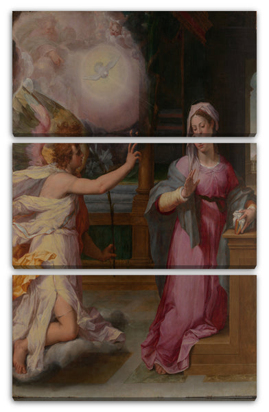 Leinwandbild Peter Candid - Die Ankündigung