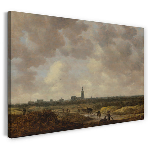 Leinwandbild Jan van Goyen - Ein Blick auf Den Haag aus dem Nordwesten