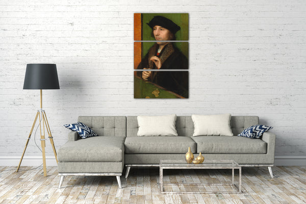 Leinwandbild Adriaen Isenbrant - Mann wiegt Gold