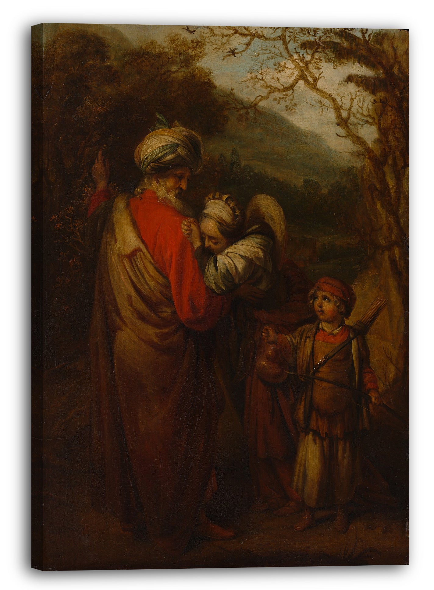 Leinwandbild Barent Fabritius - Abraham Entlassung von Hagar und Ismael