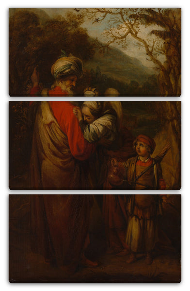 Leinwandbild Barent Fabritius - Abraham Entlassung von Hagar und Ismael