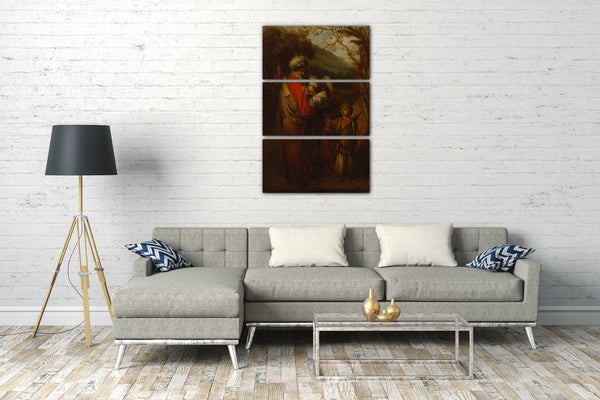 Leinwandbild Barent Fabritius - Abraham Entlassung von Hagar und Ismael