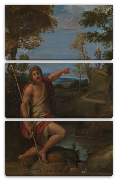 Leinwandbild Annibale Carracci - Johannes der Täufer, Zeuge