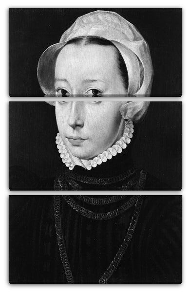 Leinwandbild Pieter Jansz. Pourbus - Portrait einer jungen Frau