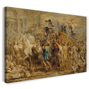 Leinwandbild Peter Paul Rubens - Der Triumph von Heinrich IV