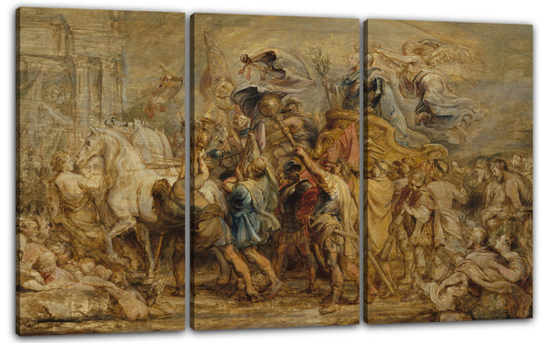 Leinwandbild Peter Paul Rubens - Der Triumph von Heinrich IV