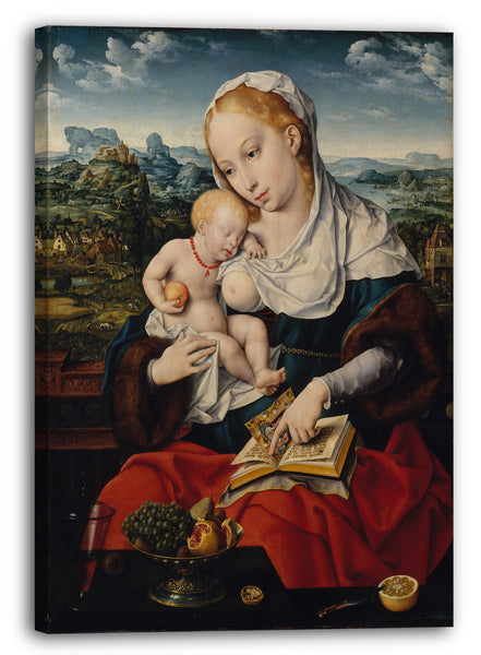 Leinwandbild Joos van Cleve - Jungfrau und Kind