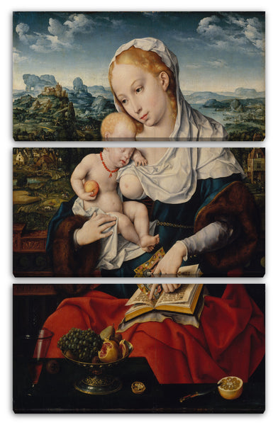 Leinwandbild Joos van Cleve - Jungfrau und Kind